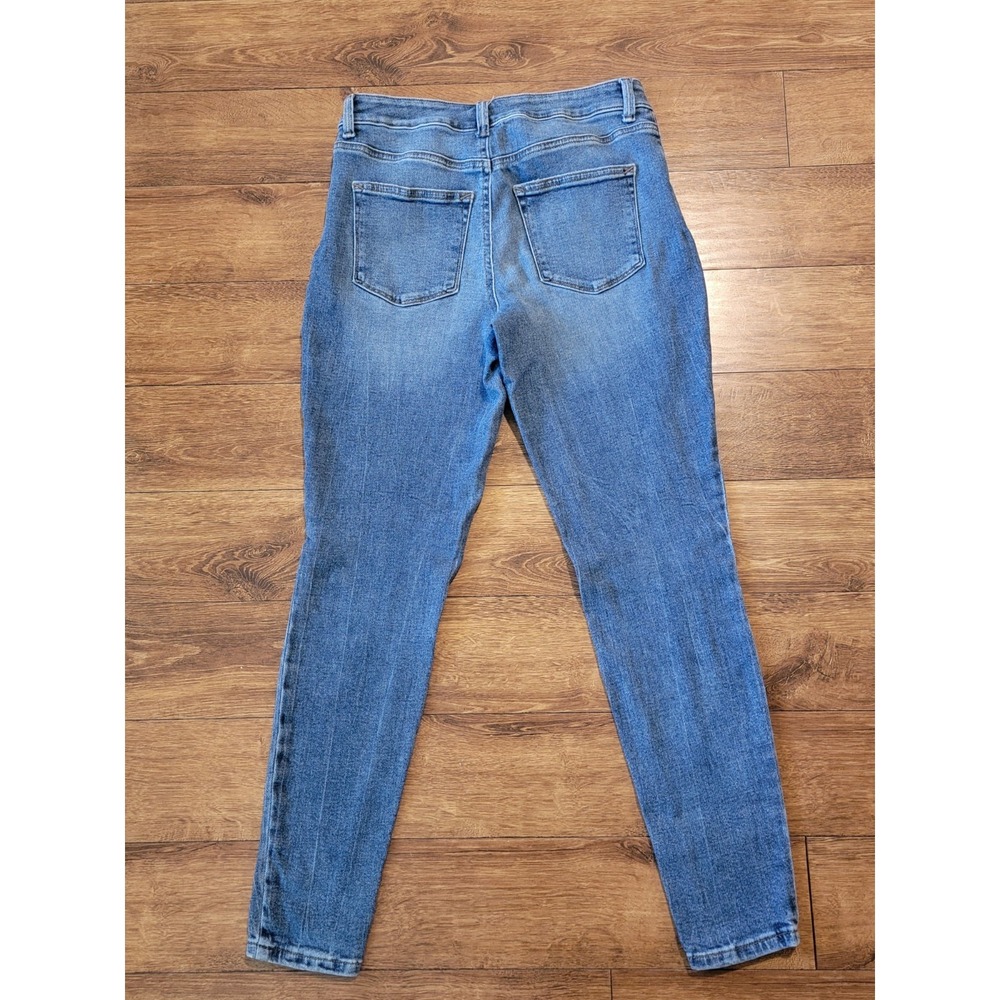 Maurice's Jeans Woman's Size 8 Blue Denim Medium Wash Mid Rise 99% Cotton 29×28 - Picture 2 of 7